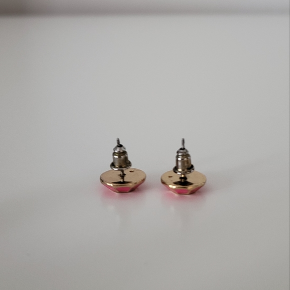 Kate Spade Pink Geometric Earrings - Picture 2 of 3